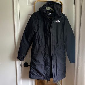 Black North Face Parka